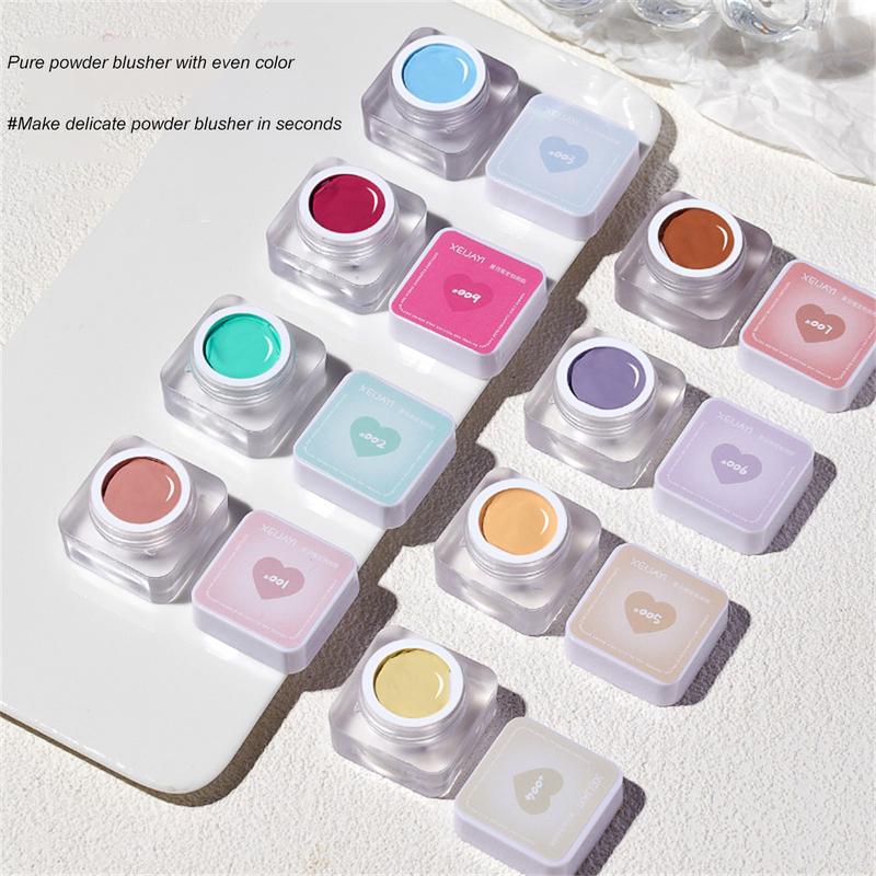 Sơn móng tay, XEIJAYI, Màu từ từ, Tranh màu không rửa miễn phí, Gel làm móng Pat Nữ bột mắt hồng ombre tráng gương