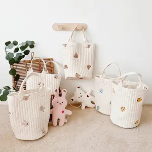 Diaper Bucket Bag / Korean Baby Bag Premium Quality / Tas Bayi Multifungsi Baby Diapers Bag Perawatan Tas Perlengkapan Bags