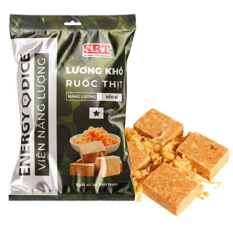 1 KG Lương khô Ruốc thịt, thương hiệu SBT,  thơm ngon, xuất xứ tại Việt Nam 100 calo Snack Ăn Vặt