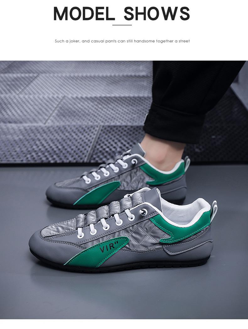 Product Introduction of Live Streaming Hot Sale Summer New Korean Style Trendy Umbrella Cloth Breathable Loafers Ultra-light Casual Men's Shoes Parent 36