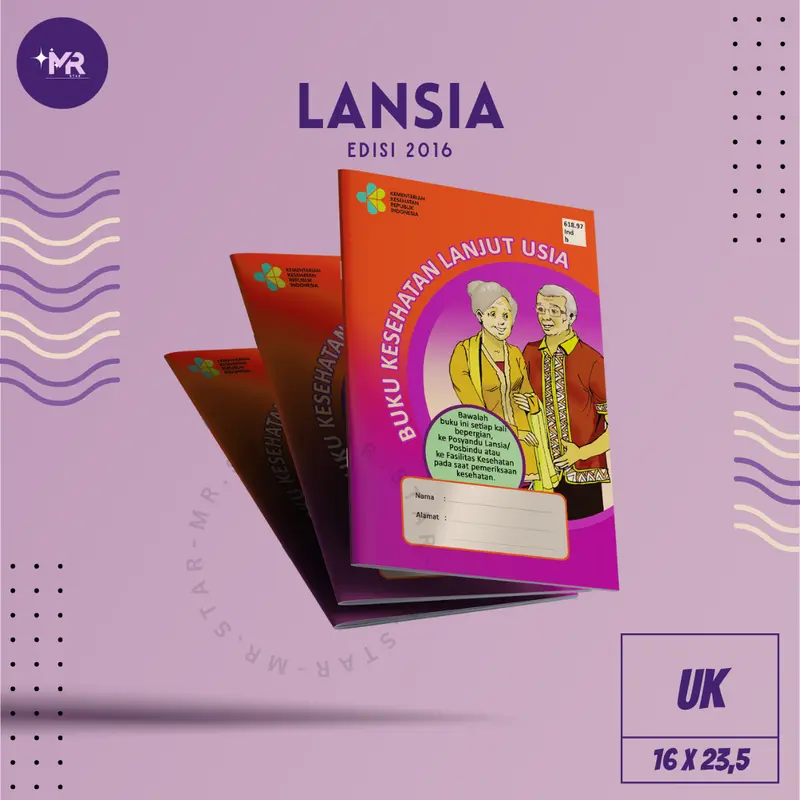 Buku Kesehatan Lanjut Usia Kemenkes 2016 Revisi Terbaru Buku Lansia Murah