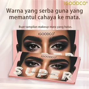 IGOODCO （IG3140）Palet Eyeshadow Matte Pearl Besar Warna Tanah Palet Makeup Warna Pearl Palet Makeup Terintegrasi Hadiah Hari Valentine Palet Eyeshadow Ulang Tahun