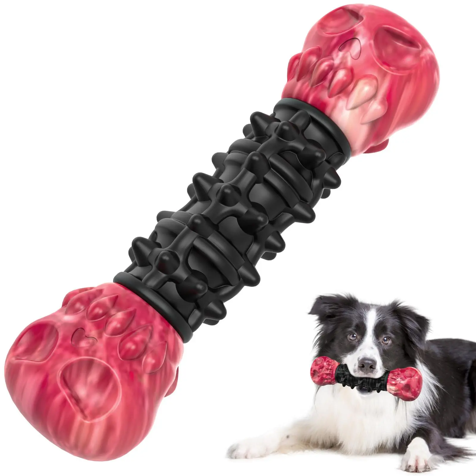 Durable Dog Teething Toy Stick with Anti-slip Surface, Dogs Tooth Cleaning Training Stick, Throw Toy Running Chasing Stick, Dog Training Accessories