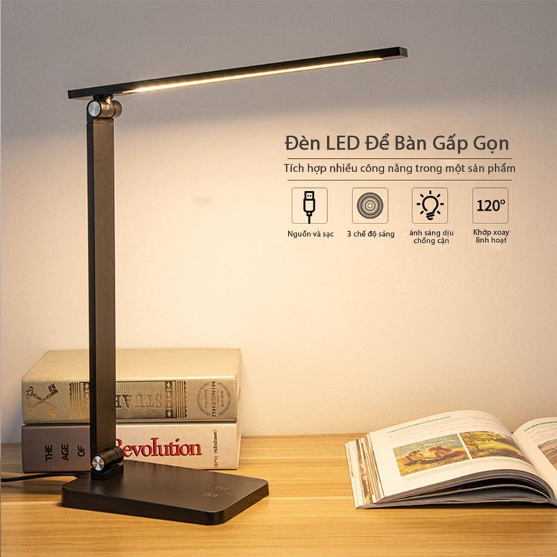 Đèn Bàn Học Đèn Bàn Làm Việc Chống Cận Cao Cấp Gấp Gọn DB4