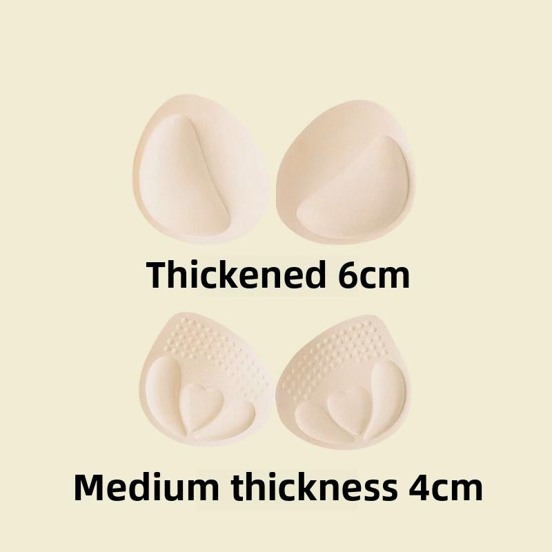 Product Introduction of Korean Push-Up Breast Pads 6CM/4CM| Thickened Breathable Foam Inserts| Detachable Bra Padding for Bust Shaping| Push-Up Accessory for Fuller Look 0