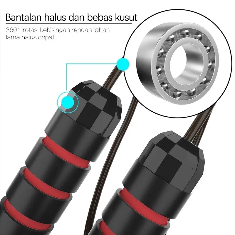 SKIPPING JUMP ROPE TALI BAJA ALAT OLAHRAGA LOMPAT TALI SKIPING 1