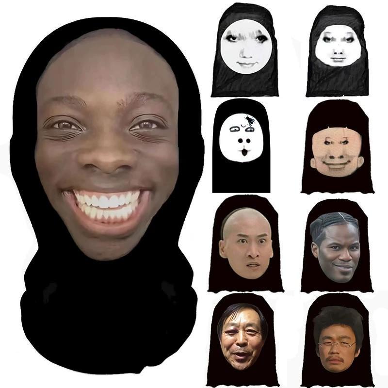 Topeng Elastik, Bercetak 3D, Topeng Muka Penuh, Topeng Parod - TikTok ...