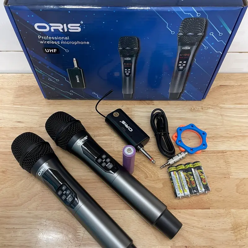 Micro không dây 0ris SM213A chỉnh EQ, chỉnh eco trên thân mic UHF (không dây) 2