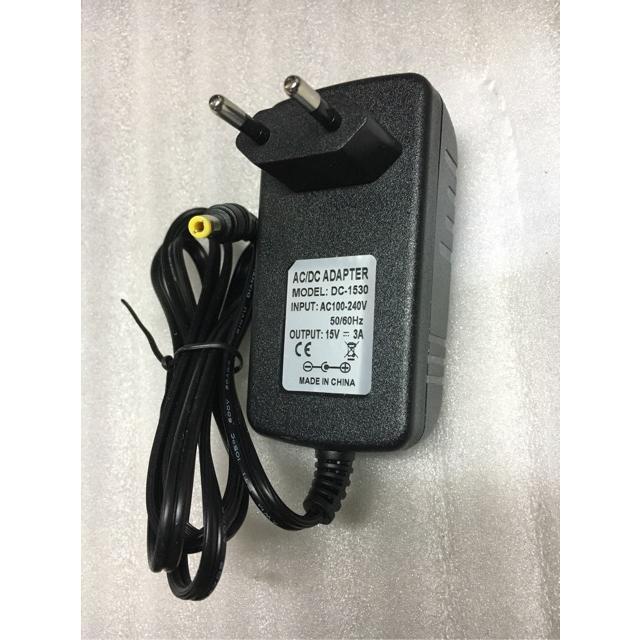Nguồn Sạc Loa Kéo 15V 3A Chuẩn.Dùng sạc loa kéo hoặc các thiết bị chạy nguồn 15v. 1
