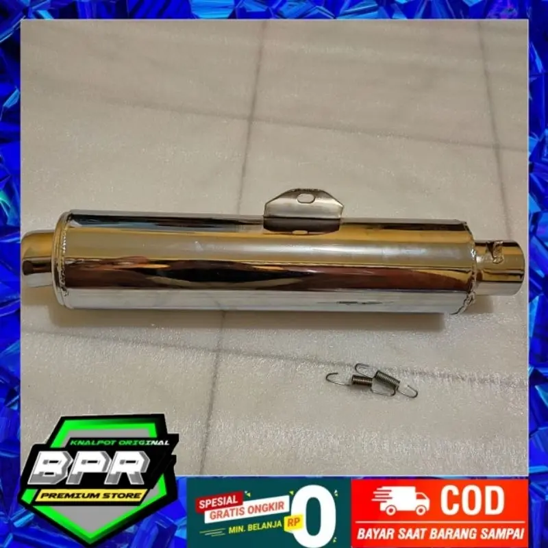 Knalpot Standar Satria Fu CKD silincer tabung dan adaptor Satria fu PNP untuk vixion New Vixion old CB150R New LED CB150 1