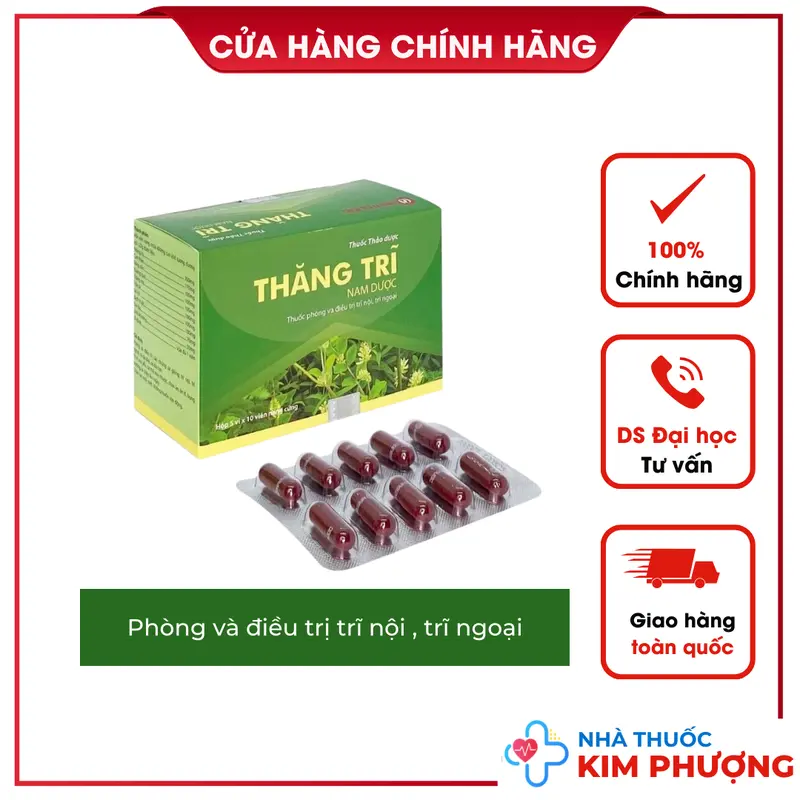 Thăng Trĩ Nam Dược Hộp 50 Viên 1