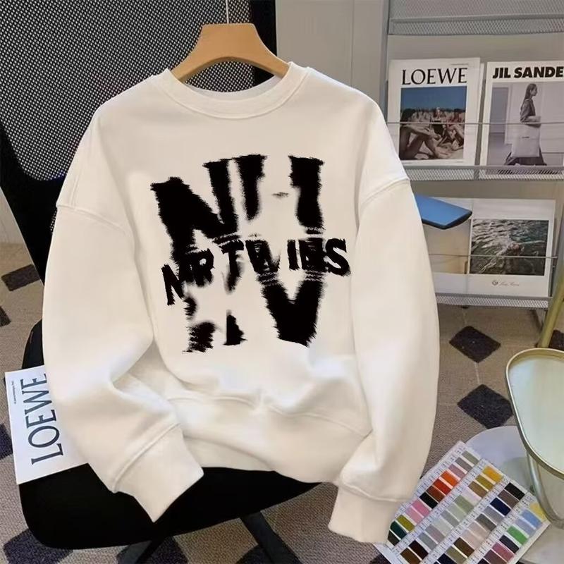 Áo Nỉ Cho Nam, Thời Trang Mới 2025, Phong Cách Thường Ngày In Hình, Áo Nỉ Áo Chui Đầu Dài Tay, Áo Cổ Thuyền DR0212