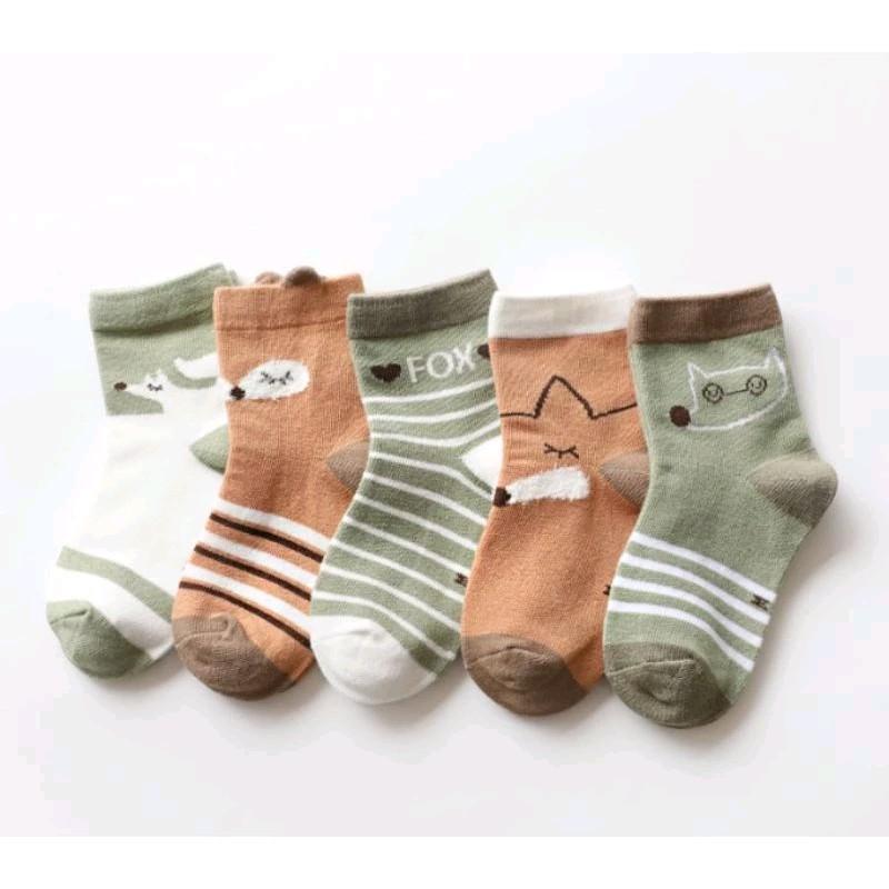 ( 12 pasang ) glosir kaos kaki baby motif lucu perempuan dan laki-laki/kaos kaki bayi Cotton 5