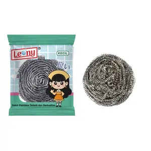 Gosok Panci Leony Kecil / Sabut Cuci Stainless / Steelwool Anti Karat / Gosok Priuk / Stiwol Leony Kecil