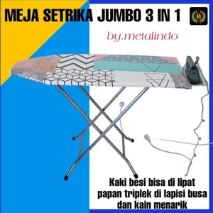 NEW Meja Setrika MBS Papan Gosok Jumbo Bisa Di Lipat
