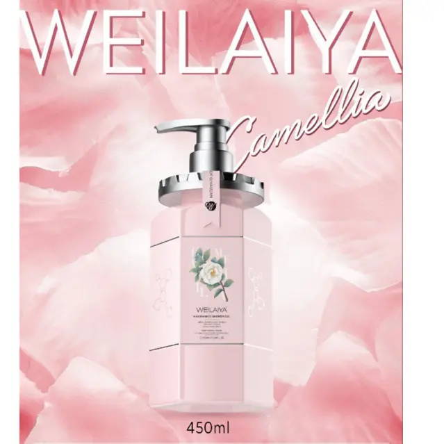 [Tặng túi tote] Sữa tắm trắng da, làm sạch da toàn thân Niacinamide Weilaiya thơm lâu phù hợp cho mọi loại da 450ml Dưỡng Body Skincare Dưỡng Da 2