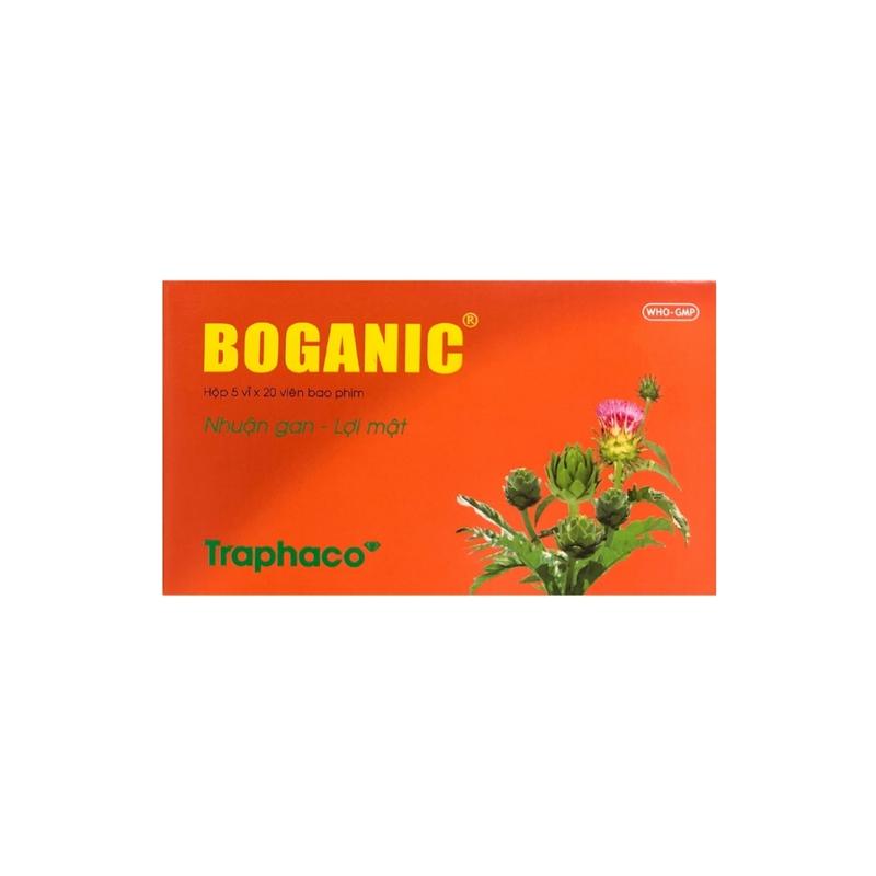 Boganic - Hỗ trợ giải độc gan Hộp 5 vỉ x 20 viên 5