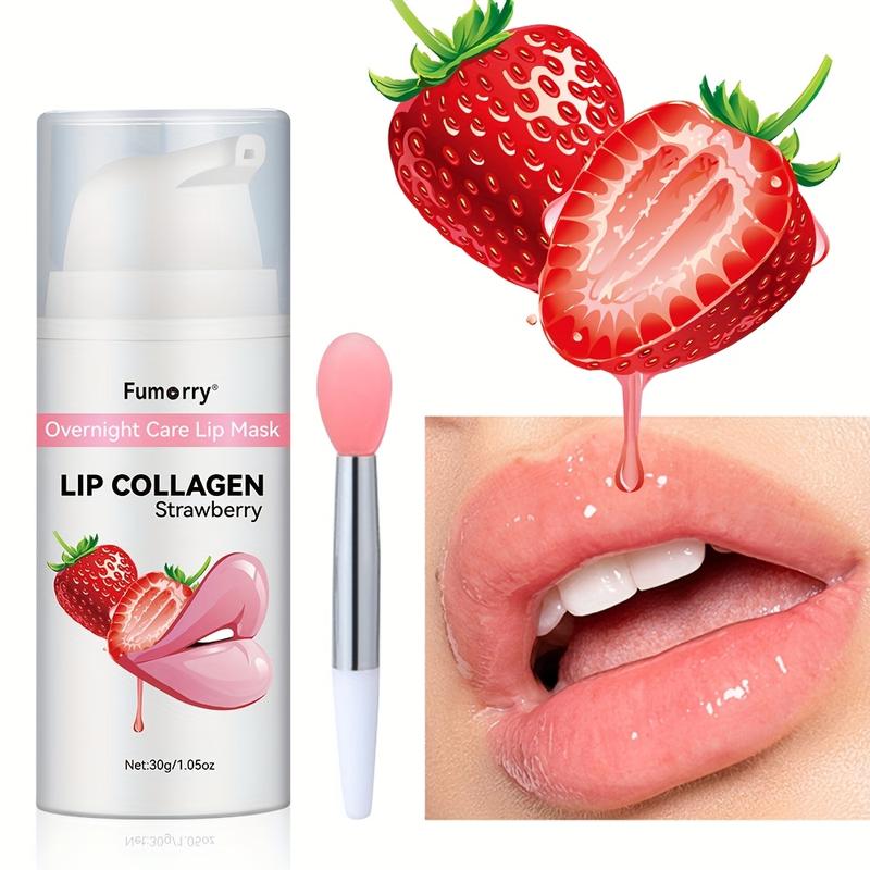 30g Large Capacity CollagenPlump - Revitalizes and Repairs Dry, Cracked Lips - Moisturizing Night Care Lip Mask 4