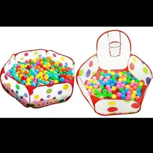 Keranjang Mandi Bola Anak Tenda Kolam Mandi Ball Polkadot Mainan Hobi