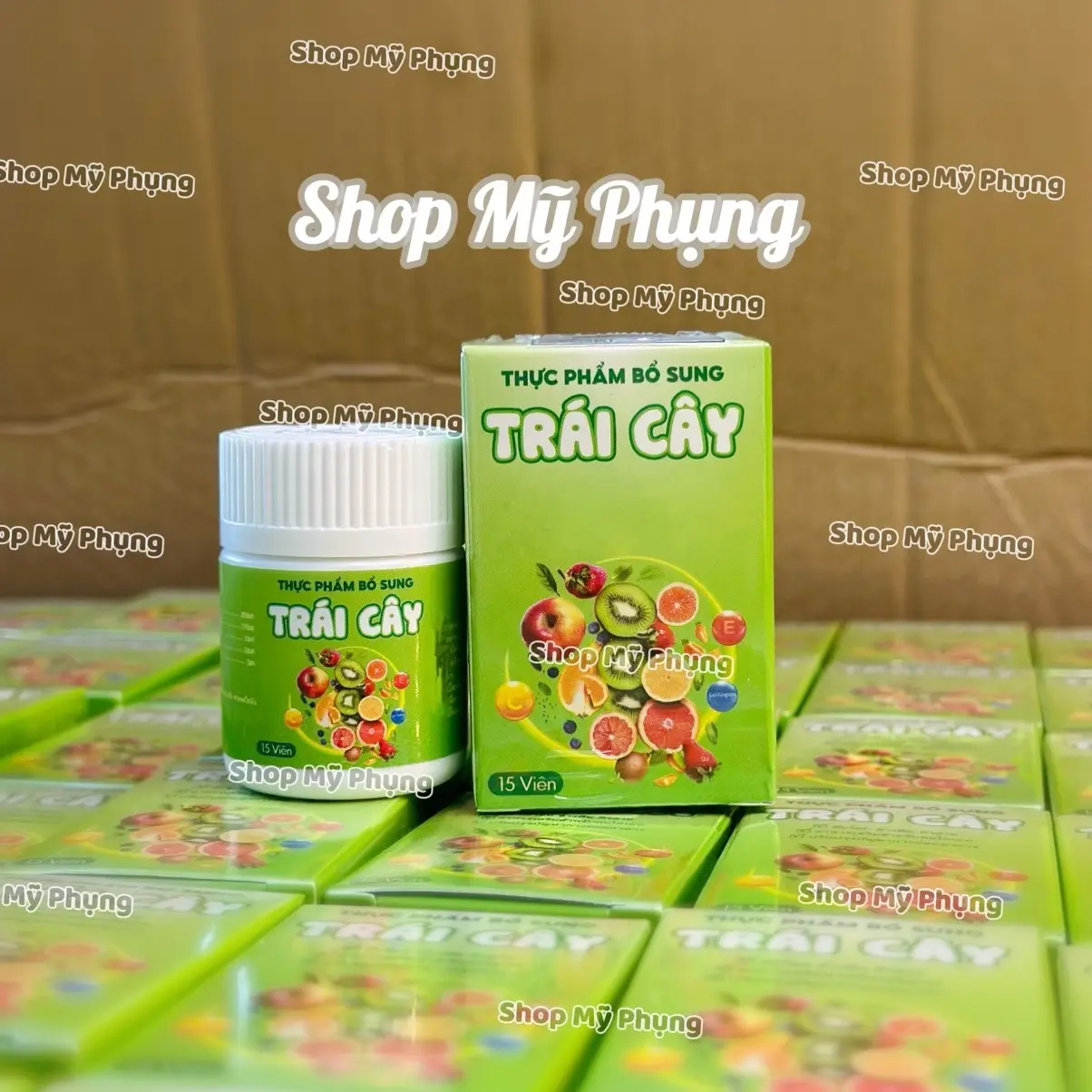 Viên uống trái cây bổ sung vitamin Trái Cây