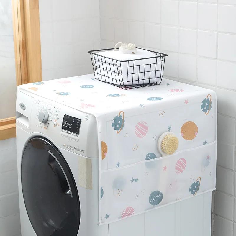 Tấm Che Tủ Lạnh, Chất Liệu Vải, Chống Thấm Nước, Chống Bụi, Thích Hợp Cho Tủ Lạnh Một Và Hai Cửa, Túi Đựng Đồ, Bảo Quản, Gia Dụng 1