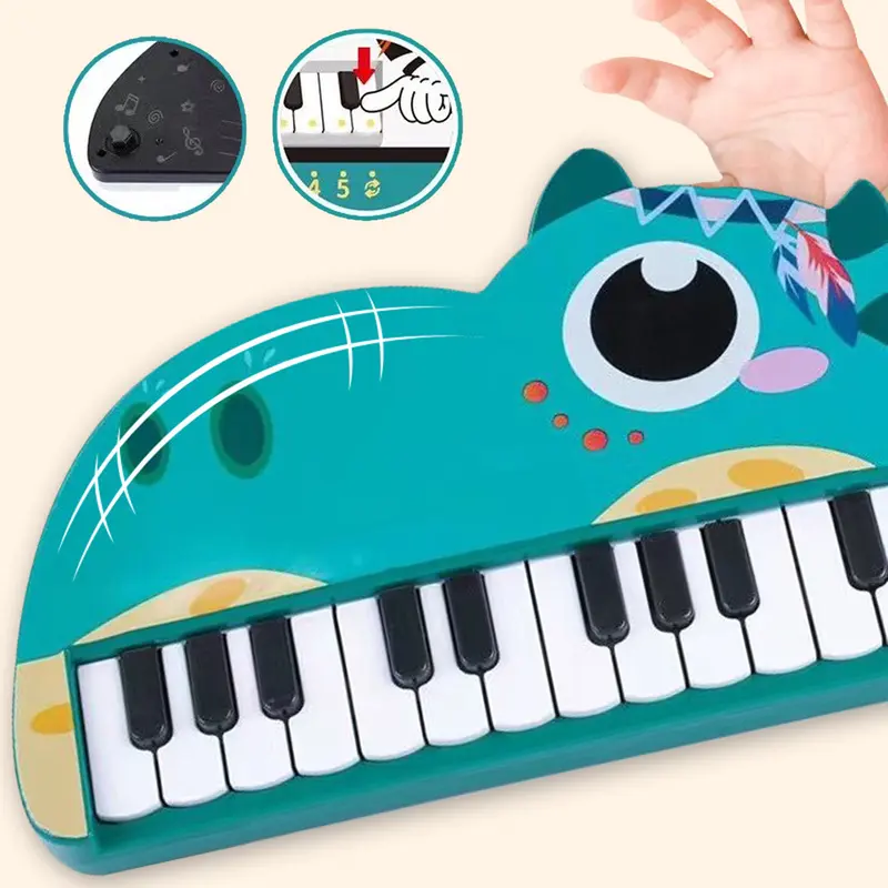 Đồ Chơi Đàn Piano Động Vật, Nhạc Cụ Giáo Dục Vui Nhộn, Tăng Cường Phối Hợp Tay-Mắt, Tập Trung, Thích Hợp Cho Trẻ Em, [LU] 7