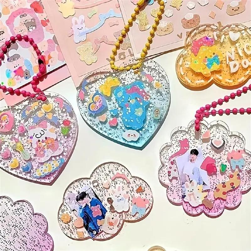 Product Introduction of Random Color Cute Cartoon Sticker (100pcs/set), Waterproof Self Adhesive Decor Paper, Decor Sticker for Gift Greeting Card Water Bottle Laptop Phone, Christmas Gift 3