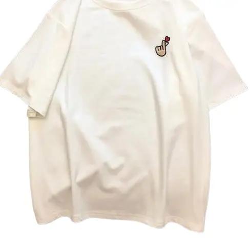 ÁO THUN TAY LỠ FORM RỘNG CÁ TÍNH MS 71 Nữ Top  Cổ Tròn Cotton Women