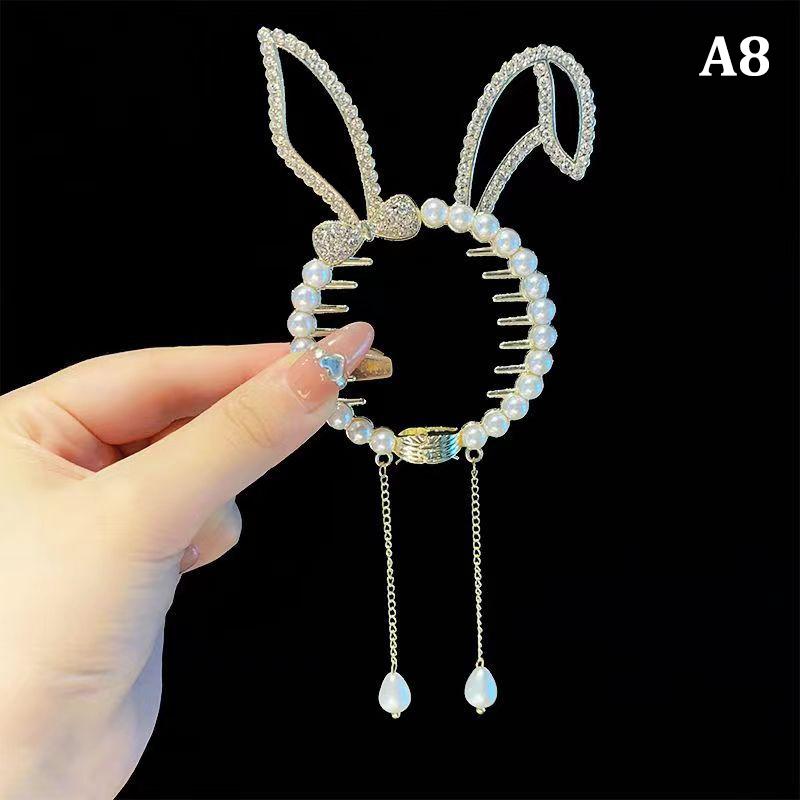 Product Introduction of กิ๊บติดผม สไตล์เรียบหรู หัวยิปซั่ม เหมาะสำหรับหางม้า มีพู่และคลิปฉลาม ที่คาดผม กิ๊บติดผม 24