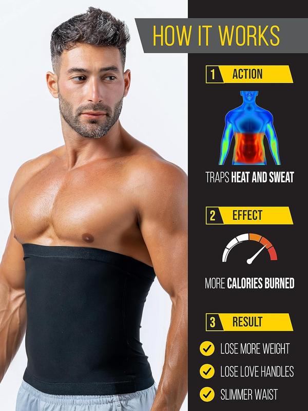 TikTok Shop Waist Trainer for Men XS 10XL Sweat More Shape Your Back Abdomen Wear During Workout ZF365