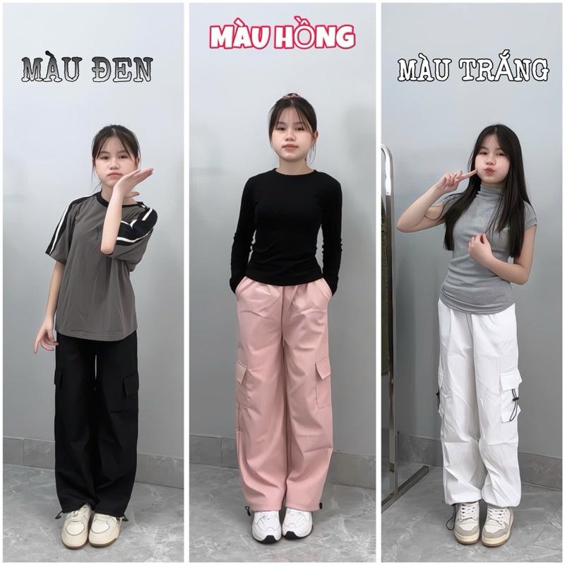   SUÔNG NẤM LÙN  QUẦN SUÔNG NỮ TÚI HỘP CẠP CHUN VẢI THÔ   có dây rút ở gấu quần   