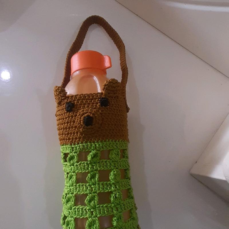 Rajut botol minum handmade cover botol anak 700-1000 ml 4