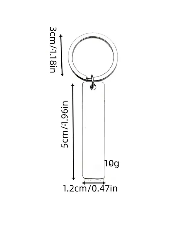 Summer 2024 Fashion Letter Pattern Slogan Metal Keychain for Men & Women, Stainless Steel Designer Keychain for Daily Key Decor, Exquisite Keychain for Birthday & Christmas Gift, Nanny Gift 1