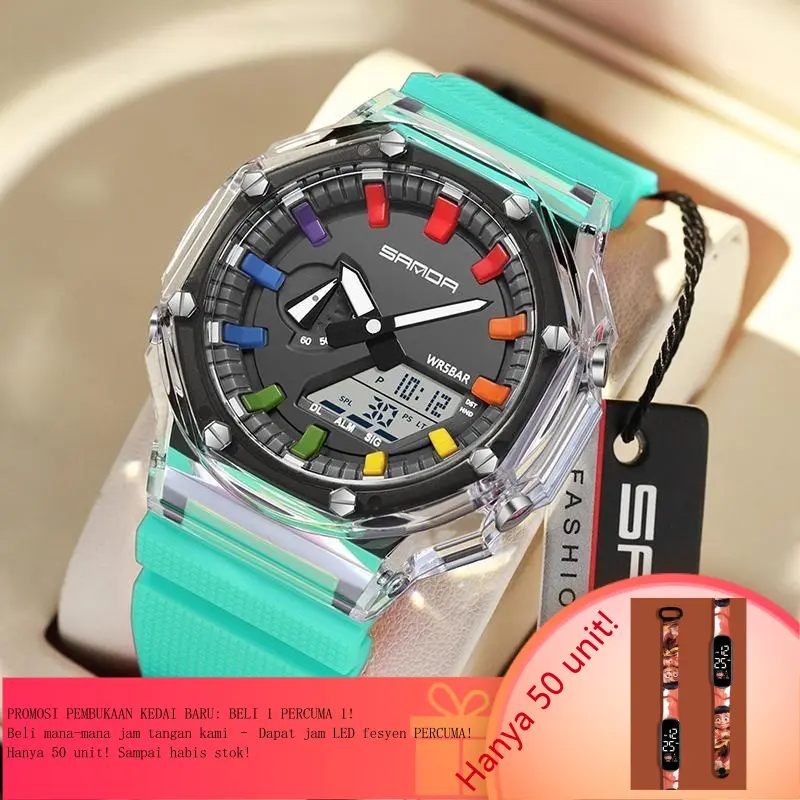 jam tangan Sukan Elektronik Kalis Air, AW24, Fesyen Baharu Personaliti ...