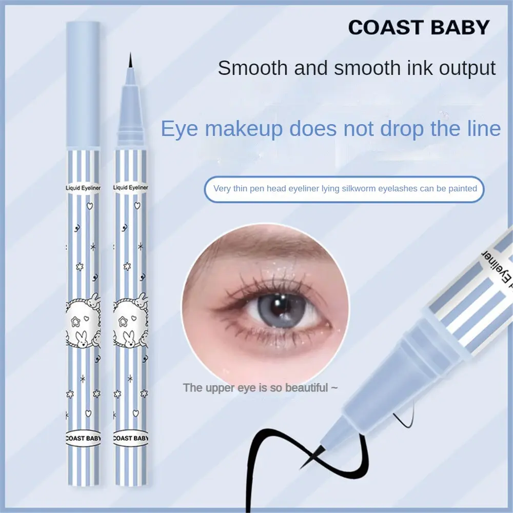 Bút Kẻ Mắt Mịn, COASTBABY, Bút Chì Màu Nhẹ, Không Lem, Không Thấm Nước, Không Khử Màu, Không Tạo Vết Mồ Hôi, Với Chức Năng Không Thấm Nước, Thích Hợp Để Tạo Không Khí