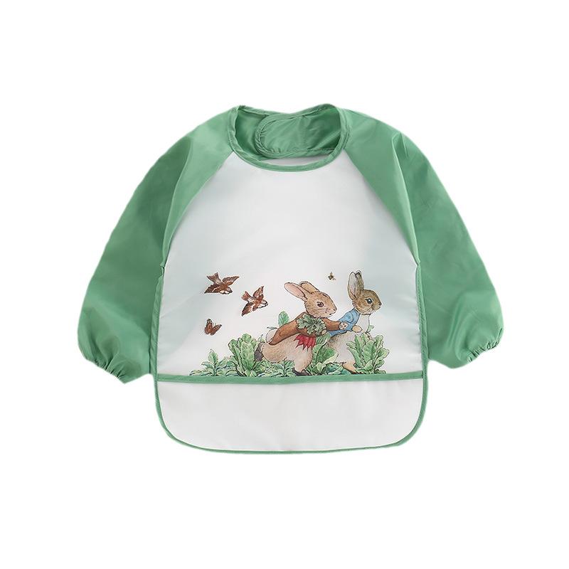 Product Introduction of Cute Baby Bibs Toddler Waterproof Long Sleeve Apron Cartoon Animals Children Feeding Bib Newborn Boy Girl Burp Cloths for1-3Year 17