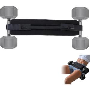 OKUYOSHI ヒップトレーニングベルト ヒップスラストバンド 加厚EVAクッション付き 多機能 ヒップアップ・太もも・体幹トレーニング用 折りたたみ式 携帯便利