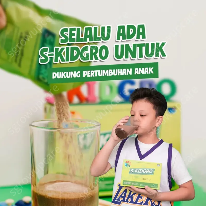 S-KIDGRO Susu Peninggi Badan Terbaik Untuk Anak | Cegah Stunting Sebelum Terjadi | 5 sachet 2