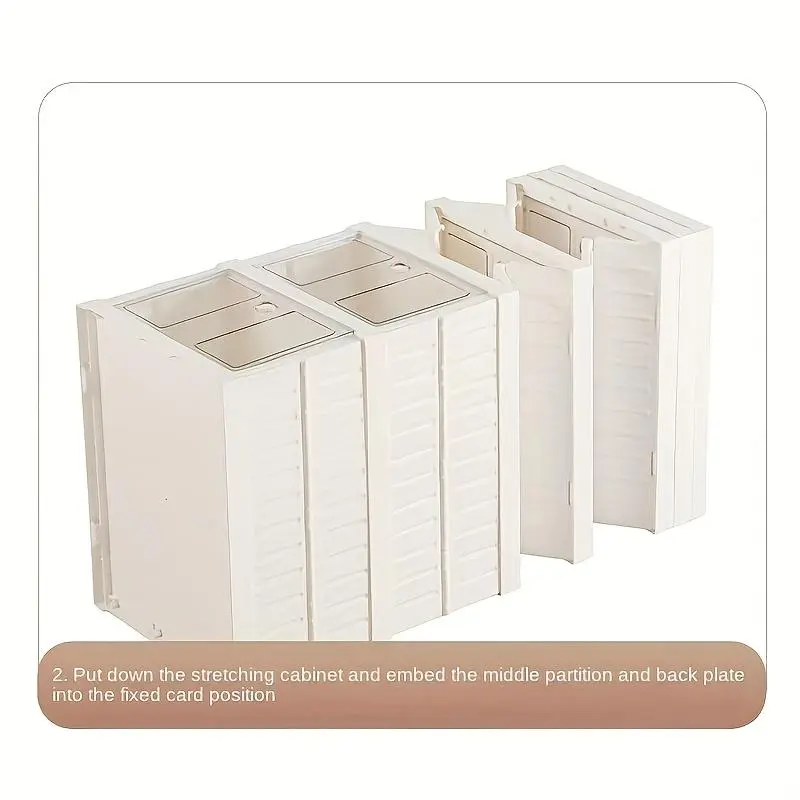 Shoe Storage Box, 1 Count Summer Multi-layer Foldable Shoe Storage Organizer, Collapsible Shoe Storage Container for Home Bedroom, Storage Organizer 4