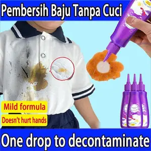 penghilang noda pakaian ampuh/Penghilang Noda Baju/Penghilang Minyak Baju/Pembersih Baju/Pembersih Noda Pakaian/Portable Clothes Remove Oil Pen/Cairan penghilang noda/Mudah menghilangkan noda/fabric cleaner/Cairan Penghilang Noda Membandel/