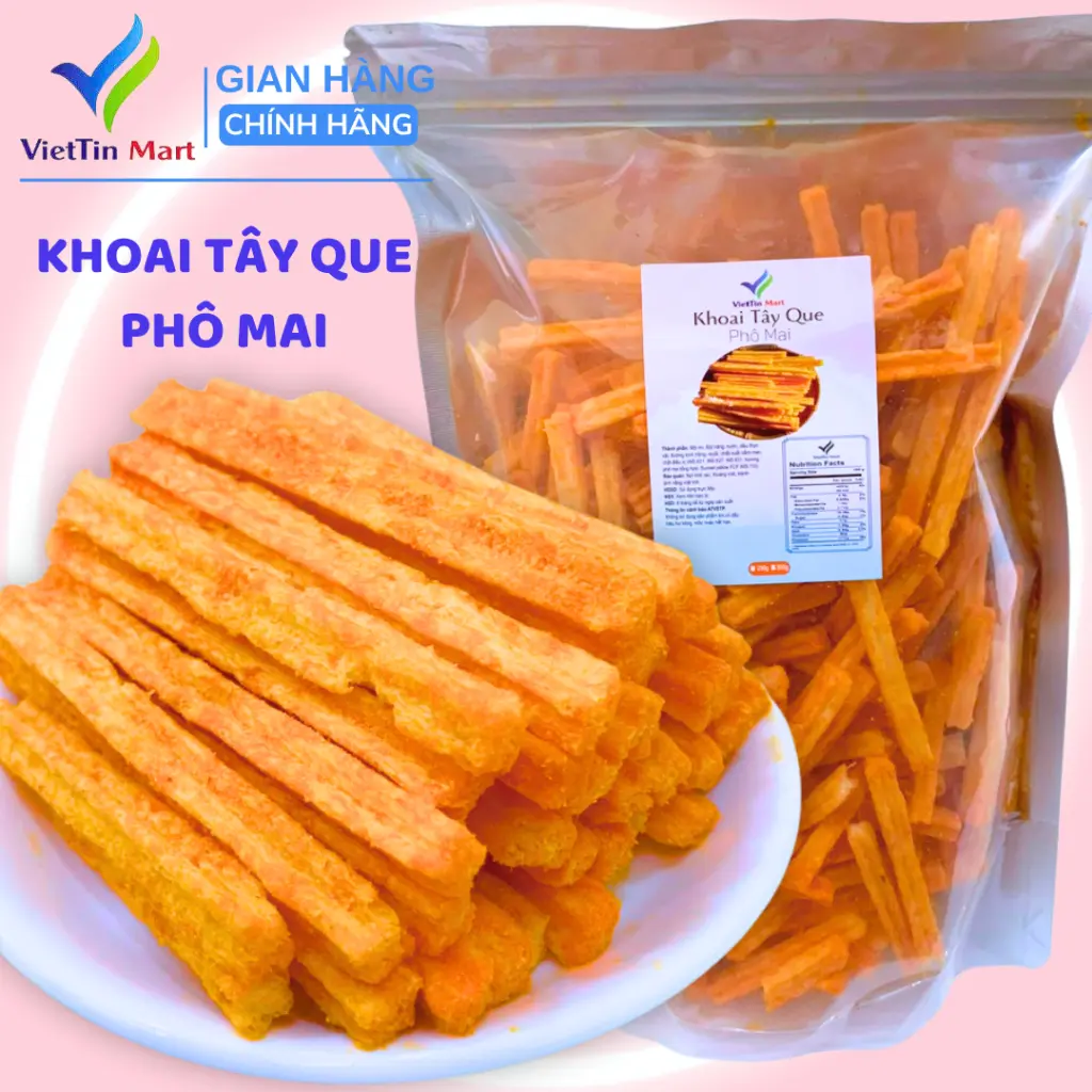 Khoai Tây Que Phô Mai ViettinMarrt 500G