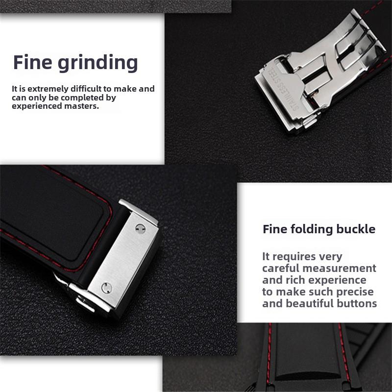 Phụ Kiện Đồng Hồ, Khóa Đồng Hồ, Thích Hợp Cho 18 / 20 / 22 / 24Mm, Thích Hợp Cho Sự Lựa Chọn Của Big Bang Và Đồng Hồ Fusion Cổ Điển, Tương Thích Với Dây Đeo Đồng Hồ Voi 2