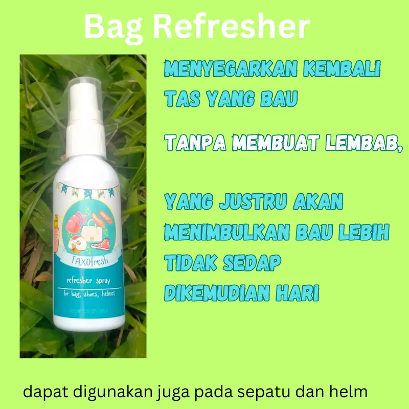 Bag Refresher Parfum Tas Pengharum dan Penghilang Bau Apek dan Tidak Sedap pada Tas Helm Sepatu Taxo 1
