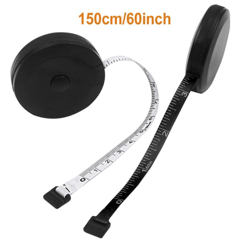 Product Introduction of Thước Dây Có Thể Thu Vào Kích Thước Nhỏ Màu Đen Và Trắng, Dụng Cụ Đo Vải, Thích Hợp Cho May Vá, Thiết Kế Và Tự Làm, Khóa Tự Động, Cầm Tay, Nhẹ, Thích Hợp Làm Quà Tặng Cho Những Tình Nhân Thích Thủ Công 3