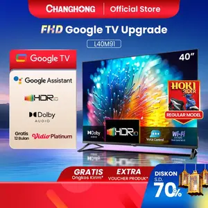 Changhong Google TV 40 inch FHD Google Smart TV Digital TV (L40M91) - L40M91