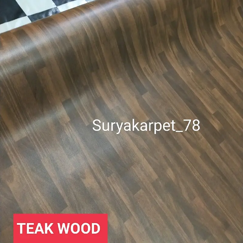 Karpet Vinyl tebal 1,2mm lebar 2meter dijual per 1 roll 3