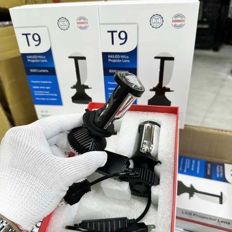 Đèn Led Bi Cầu T9 Chân H4 Lắp cho Ôtô Xe Máy Bảo Hàng 6 Tháng Giá 1 Bóng Đèn Pha Phụ Kiện