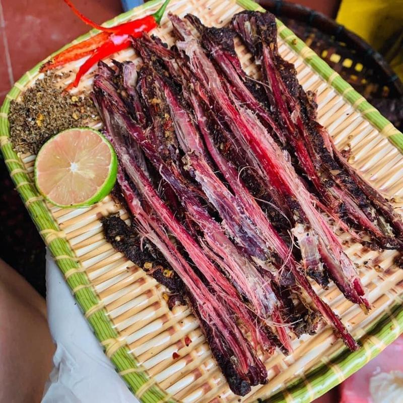 1KG - THỊT LỢN GÁC BẾP HÀ GIANG + KÈM CHẨM CHÉO (2 GÓI) Thức Ăn Food Snack Ăn Vặt 5
