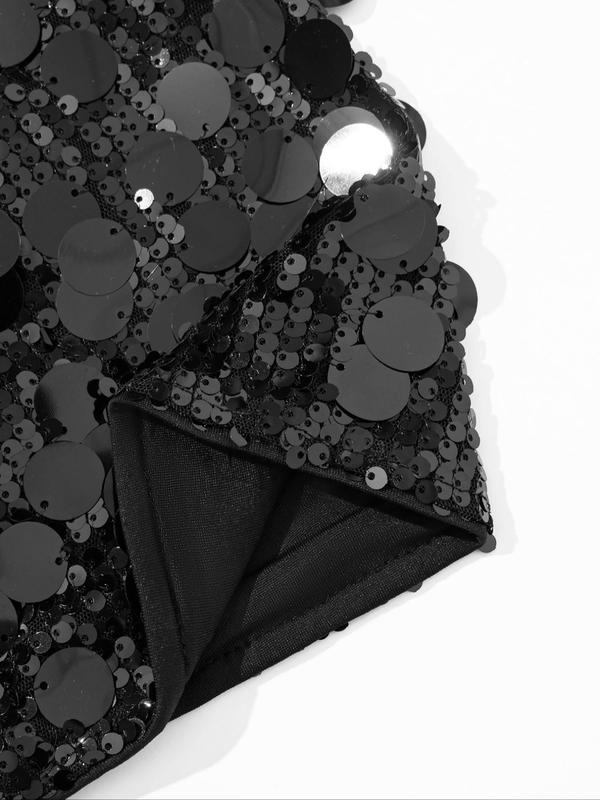 Women's Glitter Sequins Bodycon Skirt, Elegant Fashion Sparkly Short Skirt for Party Club Dating Valentine's Day, Ladies Summer Clothes Gift, Womenswear 6