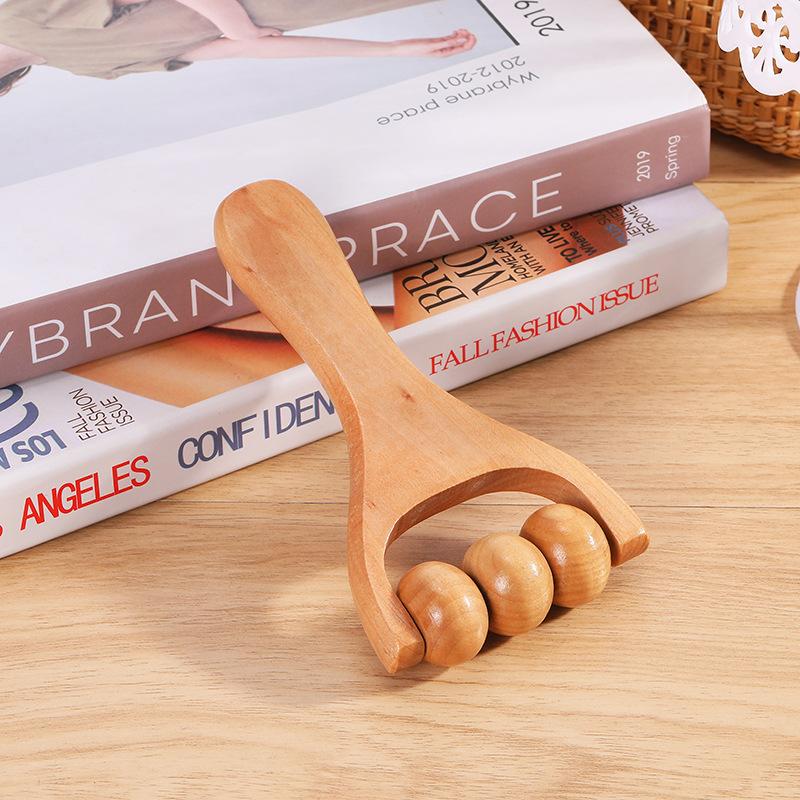 Product Introduction of Máy Massage Thủ Công Tay, Búa Mát Xa Con Lăn Gỗ Cầm Tay, Để Mát Xa Các Huyệt Mặt Và Kinh Tuyến, Dụng Cụ Mát Xa 6